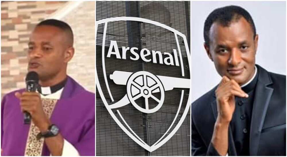 Reverend Father Oluoma John Chinyere says fans should not support Arsenal with expectations