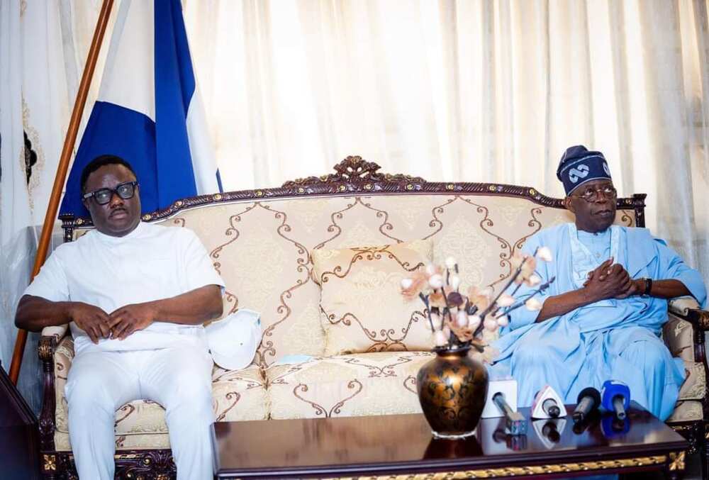 Gwamna Ben Ayade da Bola Tinubu. Gwamna Ben Ayade da Bola Tinubu.