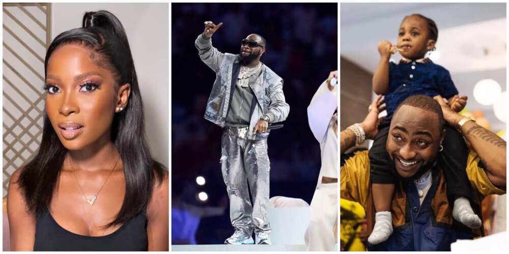 Jemima Osunde, Davido performing in Qatar 2022, Davido and son Ifeanyi Adeleke