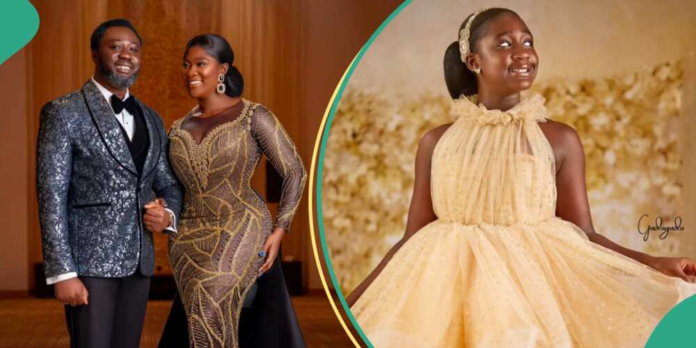 Mercy Johnson shares Purity's picture.