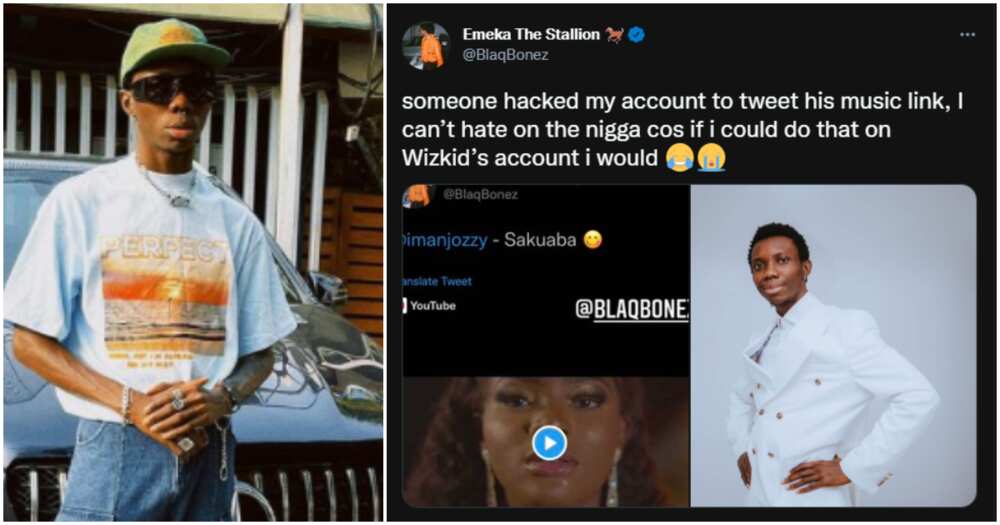 Blaqbonez cries out about hacker on social media