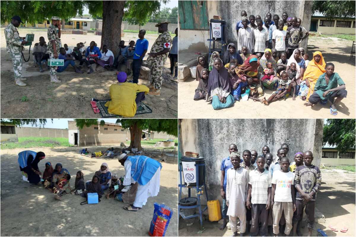 13 Boko Haram terrorists, 23 family members surrender to troops in Borno