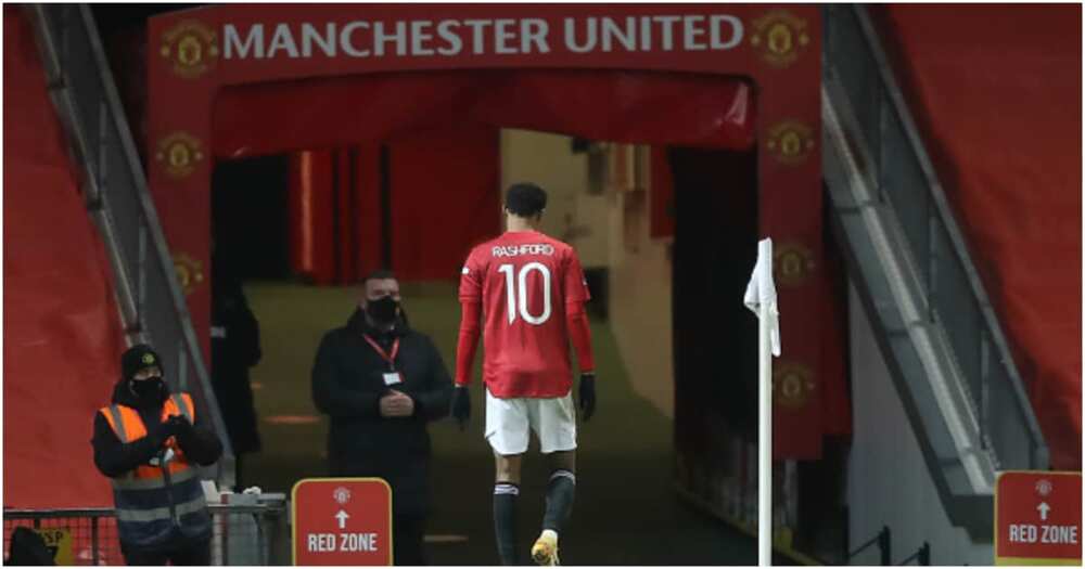 Man United blow as Ole confirms Rashford suffered knee injury vs Liverpool