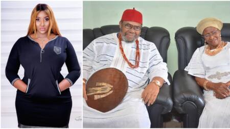Yul Edochie's 2nd wife Judy Austin message to his parent on their 53rd wedding anniversary sparks reactions
