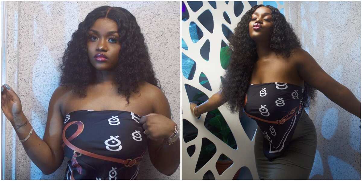 Davido's Chioma gets Nigerians talking as she shows off her banging body in cute new photos