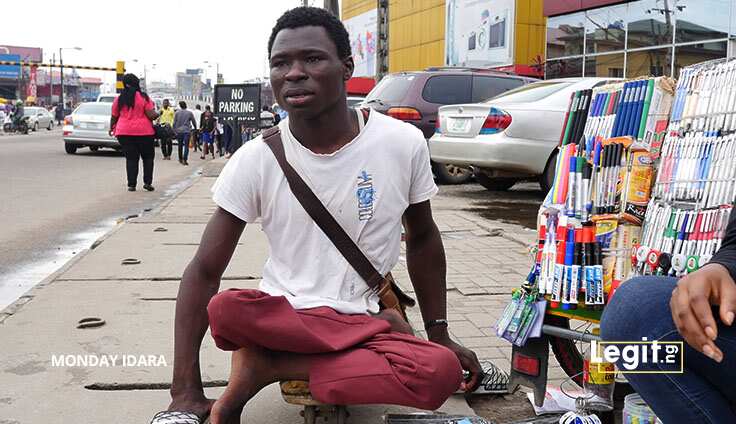 Meet Abdullah Sule, the 22-year-old physically challenged man selling office materials