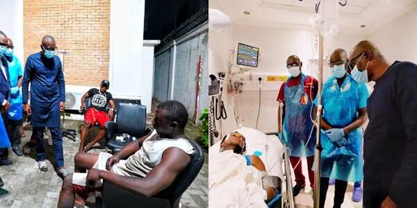 Lekki shooting: Sanwo-Olu visits victims of attack in hospital (photos)