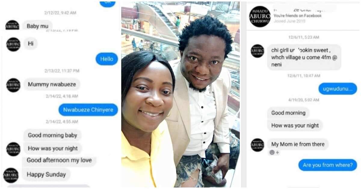 Many years after saying no, Nigerian lady falls in love with the same man, their chats shocks people