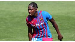 Nigerian striker scores brace for Barcelona as club thrash Valencia 8-0