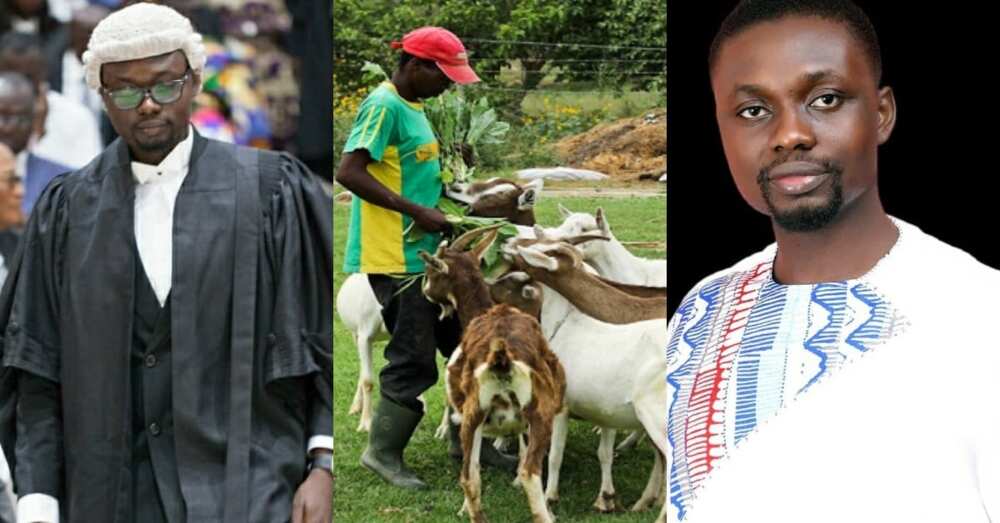Ghanaian former goat rearer develops 3 different professions; narrates his story