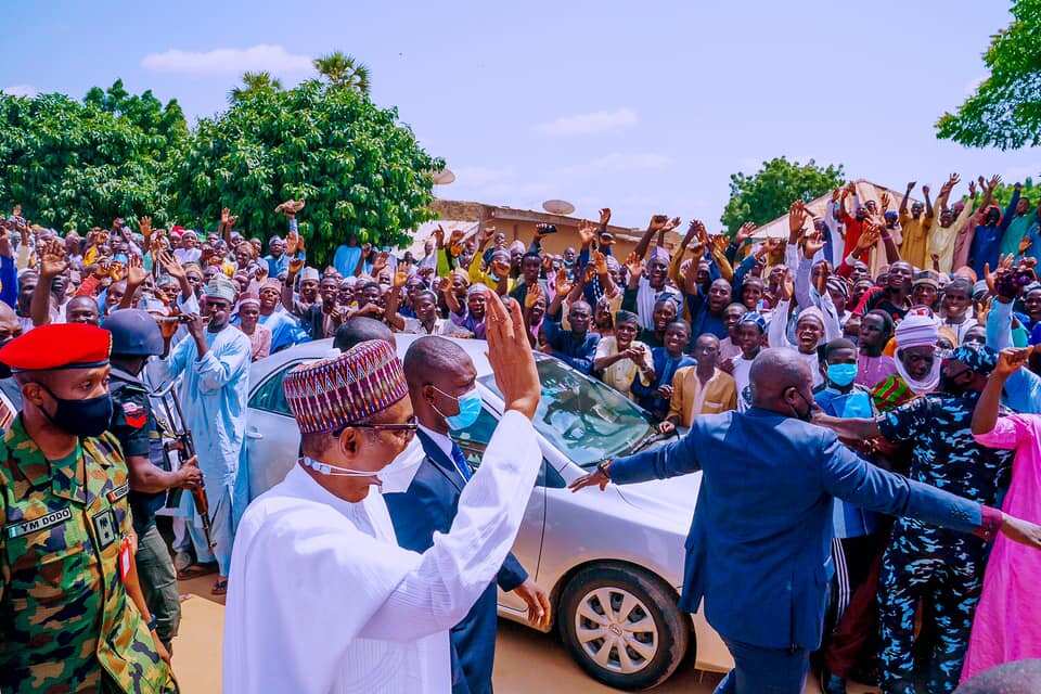 Buhari arrives in Kano