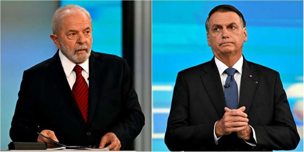 Leftist Luiz Inacio Lula da Silva (left) remains a hair's breadth ahead in the polls after a first-round victory, but many see the race against far-right Jair Bolsonaro as too close to call