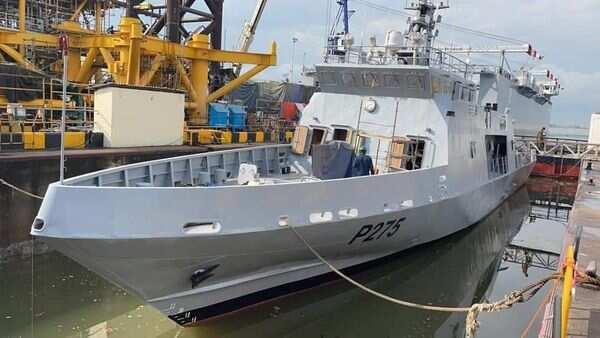 President Buhari commissions locally built navy ship to boost maritime security