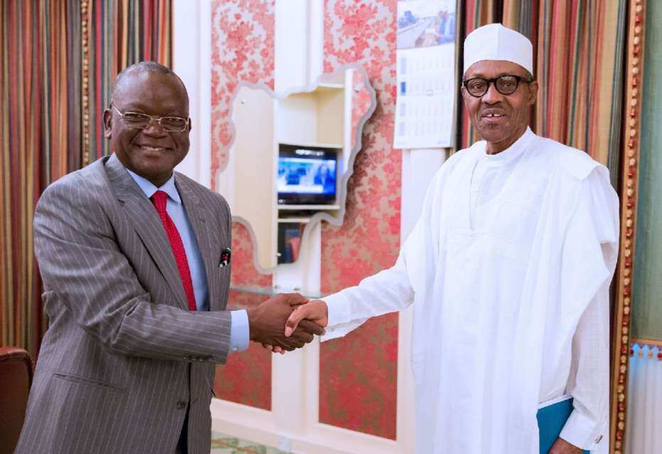 Gwamnan Benuwai da Shugaba Buhari Gwamnan Benuwai da Shugaba Buhari