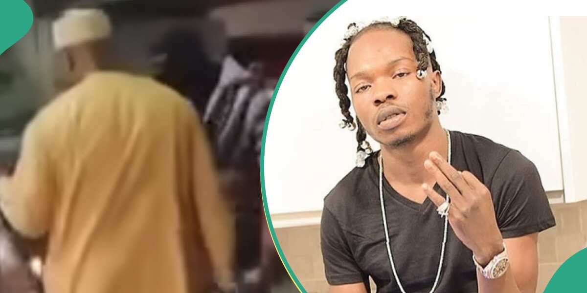 See the tensed moment Naira Marley was picked up at the airport (video)