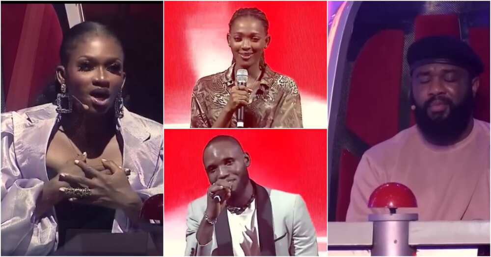 Waje cries on The Voice Nigeria Waje cries on The Voice Nigeria