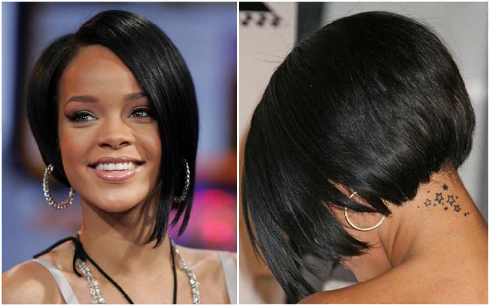 Rihanna bob hair