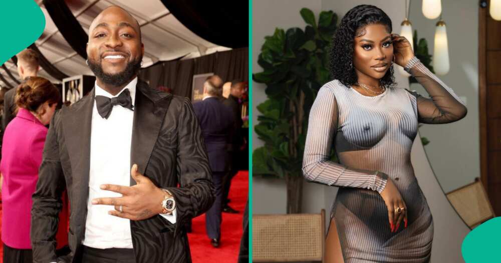 Davido react to Sophia Momodu's messy revelations.