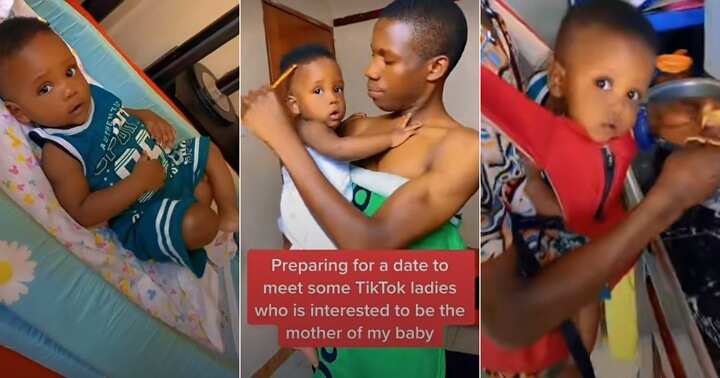 Single father wants a female helper, TikTok ladies, little son
