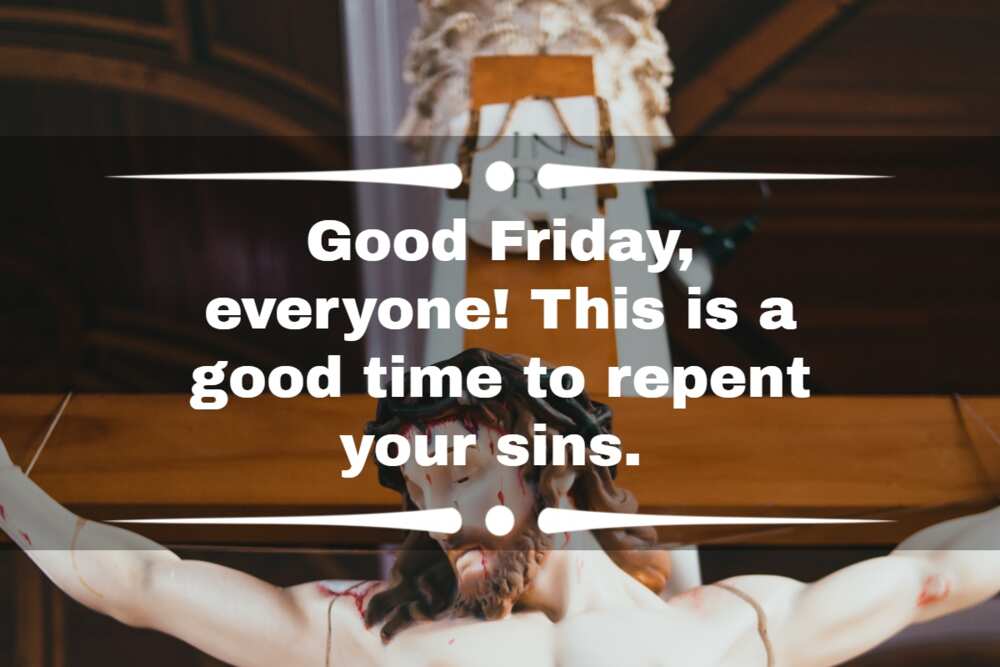 Good Friday message