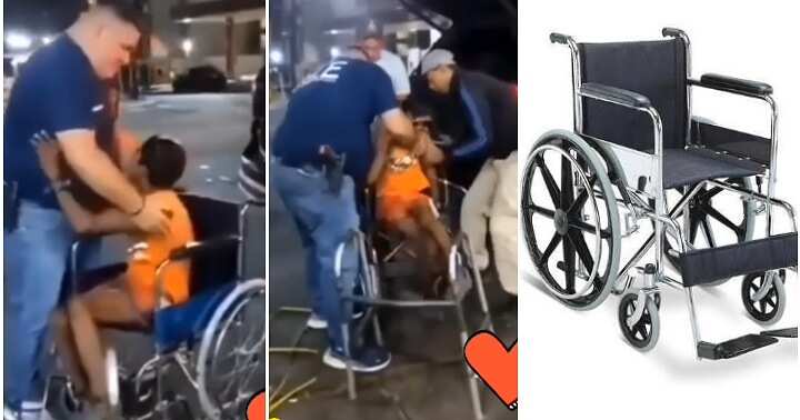 Disabled man gets wheelchair, cries uncontrollably, tears
