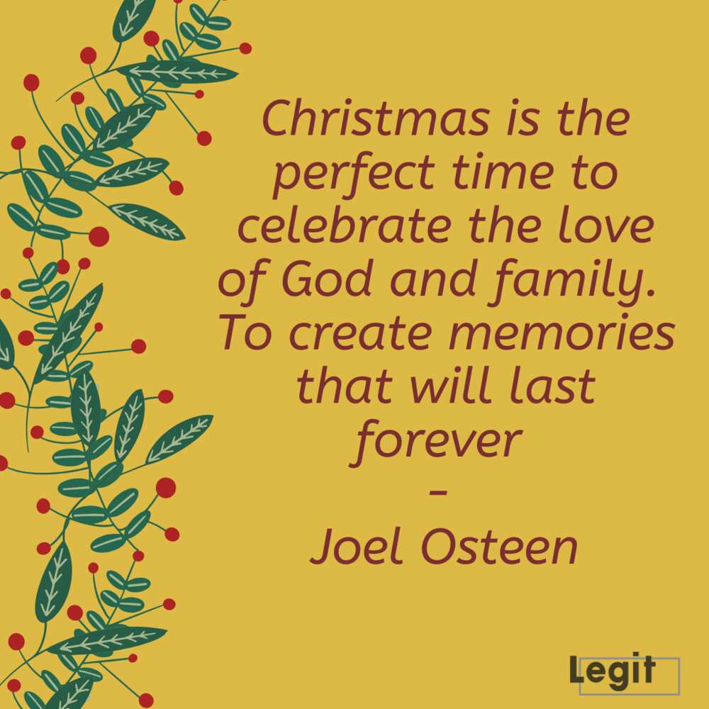 Christmas card messages, wishes and quotes - Legit.ng