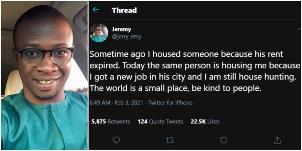 Nigerian man reveals how someone he once helped repaid his kindness Nigerian man reveals how someone he once helped repaid his kindness