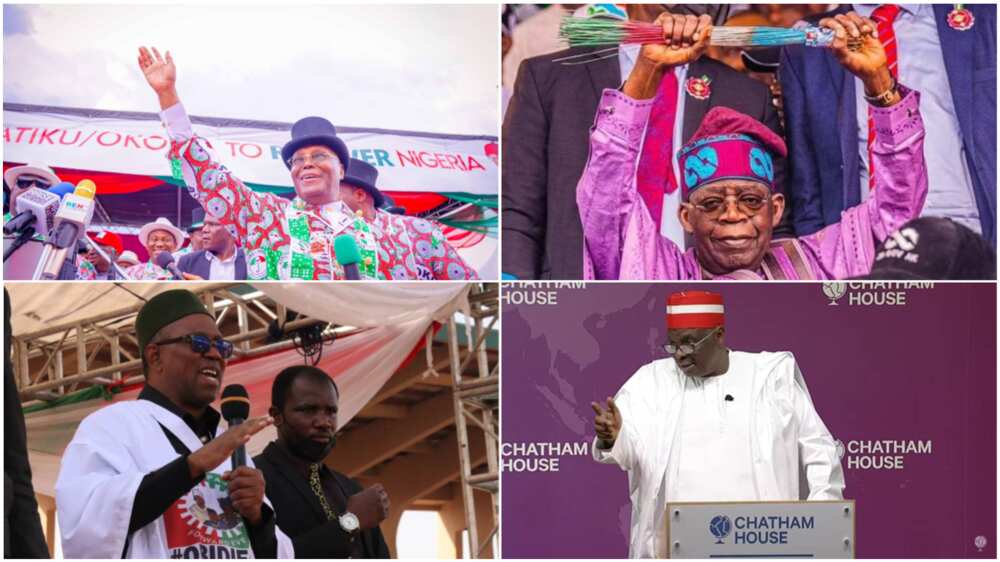 Atiku Abubakar/Bola Tinubu/Peter Obi/Rabiu Kwankwaso/PDP/APC/NNPP/Labour Party/2023 Election