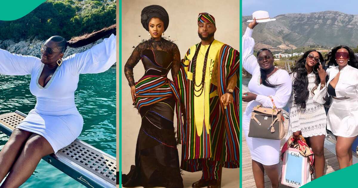 After getting snubbed by Davido, Eniola Badmus leaves Nigeria, photos of her on vacation emerges