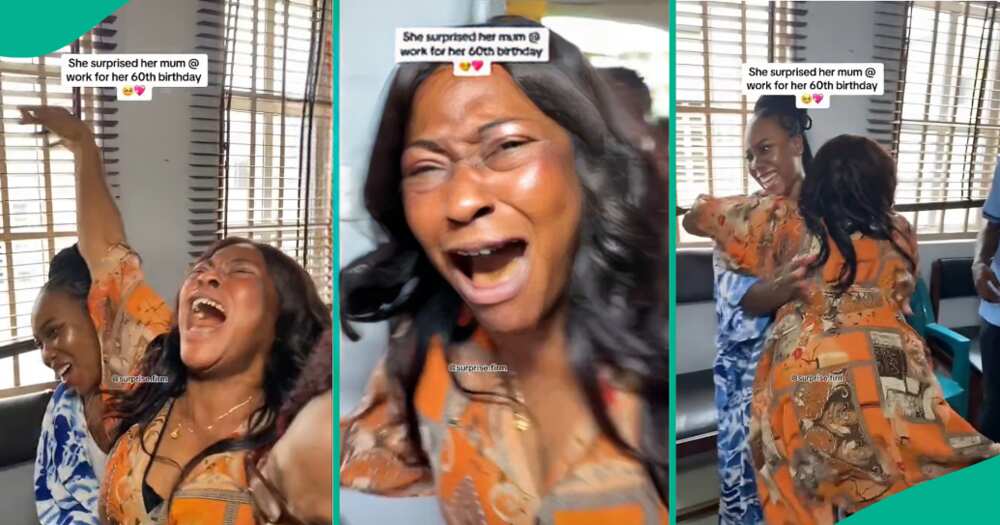 Nigerian lady gets gift from daughter when she turned 60