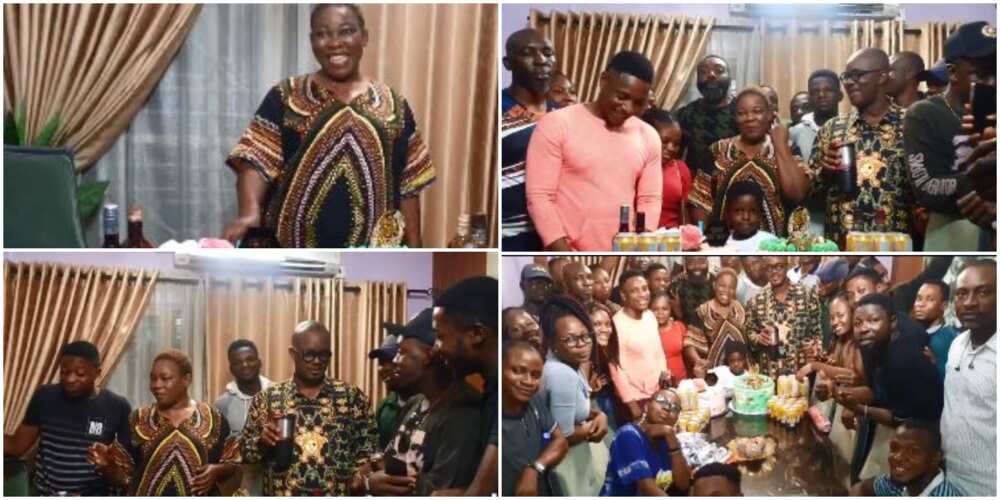 Cast and Crew Members of the Johnsons Throw Another Surprise 47th Birthday Party for Actress Ada Ameh