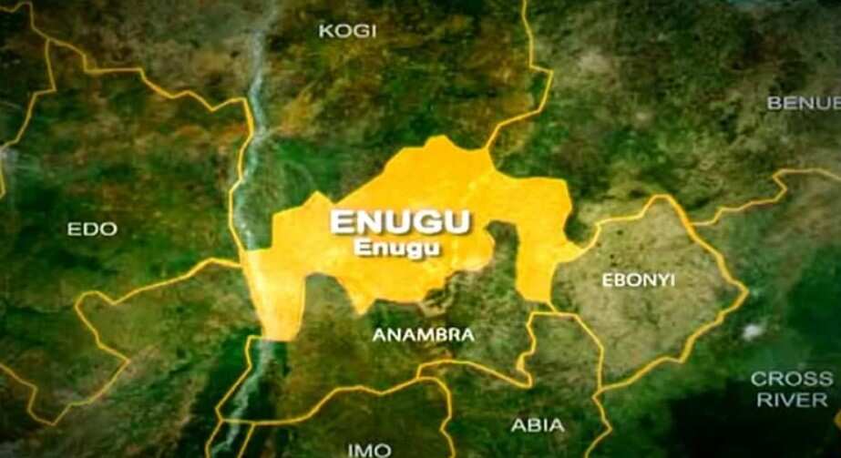 Abubuwan da 'yan ta'adda suka lalata a ofishin INEC a Enugu