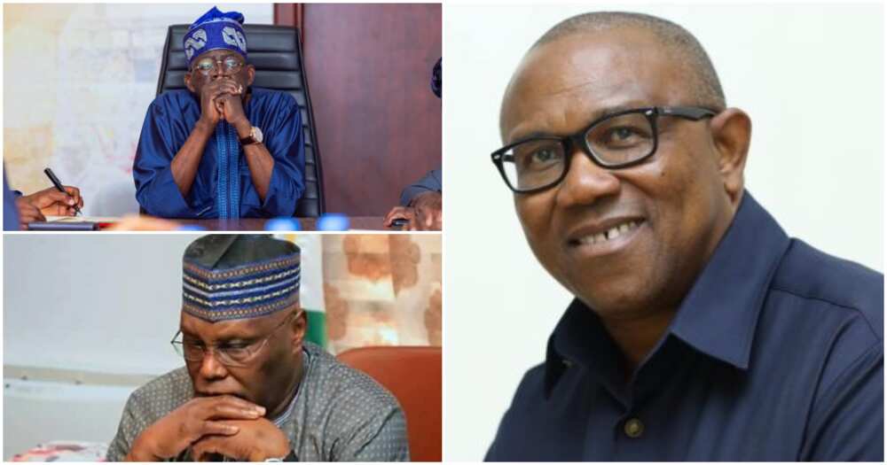 Bola Tinubu, 2023 election, APC, Atiku Abubakar, Peter Obi