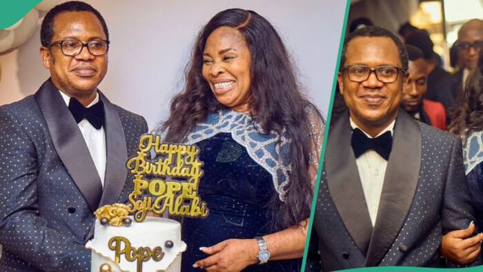 "The man is humility personified": Adorable moment Tope Alabi celebrated hubby on 50th birthday