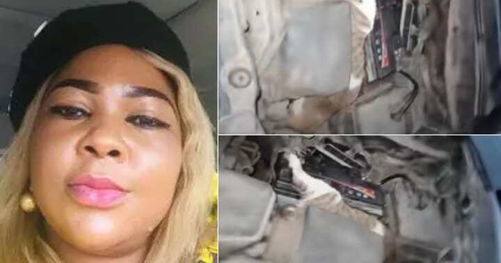 See what Nigerian woman found inside her husband's car