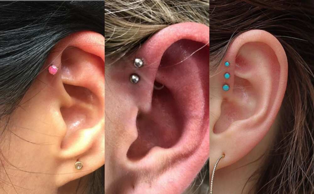 pierced ears