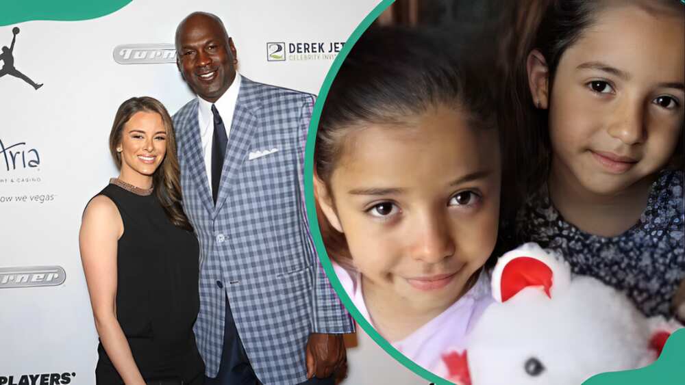 Ysabel's parents (Yvette Prieto and Michael Jordan) in Las Vegas, and her with her twin sister
