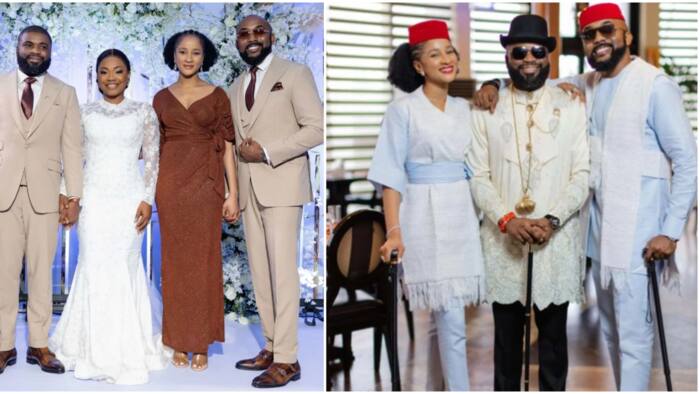 Mercy Chinwo’s husband calls Banky W and Adesua family, thanks them after role they played at his wedding