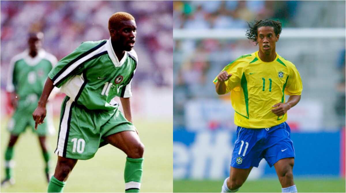 Outrage as FIFA hails Super Eagles legend Okocha as Africa's equivalent to Ronaldinho while celebrating his birthday