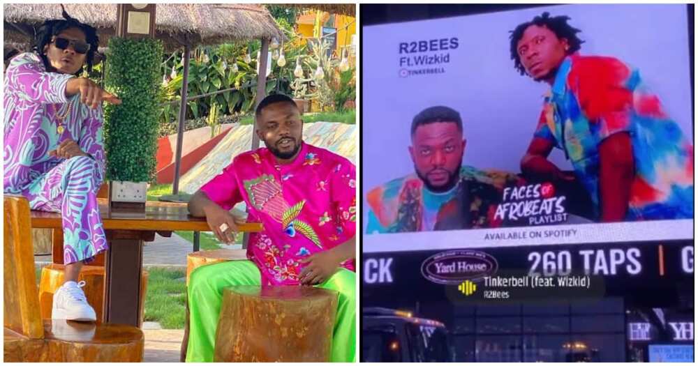 Throwback: R2Bees Light Up New York's Times Square with Huge Billboard; Dubbed Faces of Afrobeats