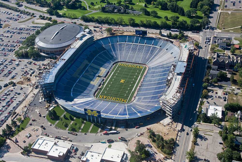 The biggest football stadium in the world The biggest football stadium in the world