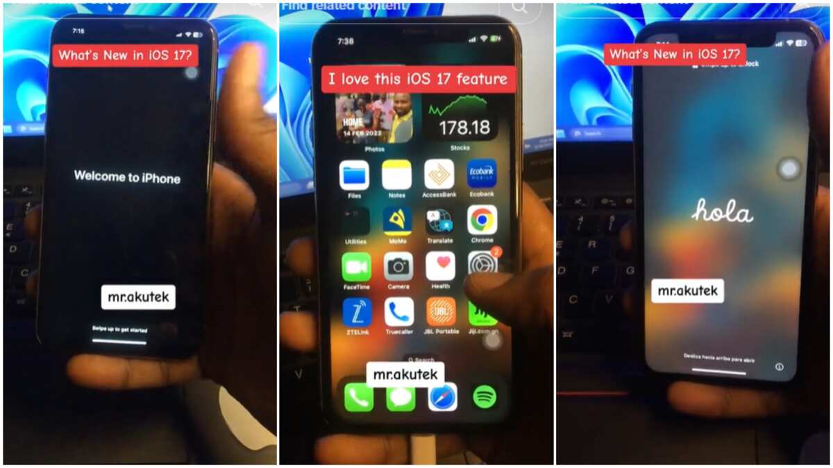 Man Upgrades His IPhone To IOS 17, Switches It On And Uses Standby ...