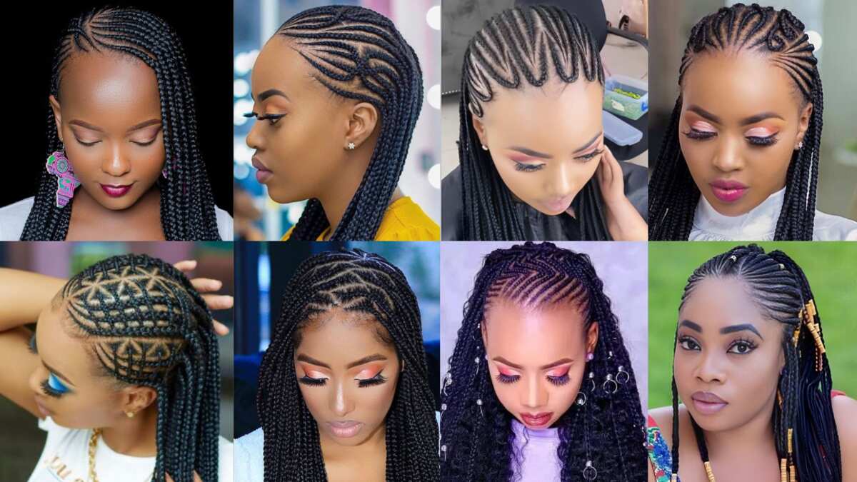 2 braided ponytails with weave hairstyles you should try out