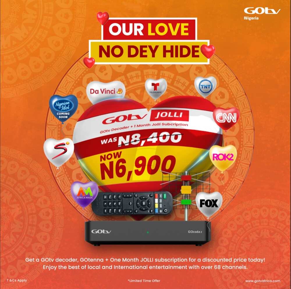 GOtv is bringing home the love this February 'month of love'