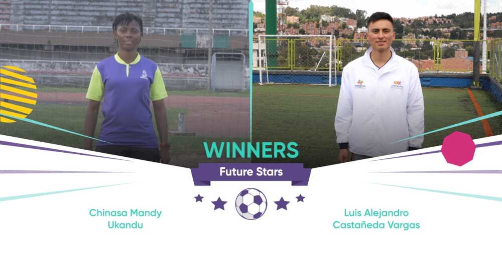 Chinasa Ukandu and Luis Alejandro Castañeda Future Stars coaching programme