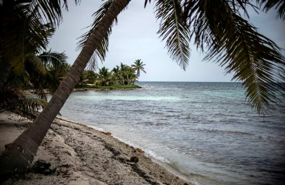 View of the Laughing Bird Caye National Park in the outskirts of Placencia village, in Stann Creek District, Belize