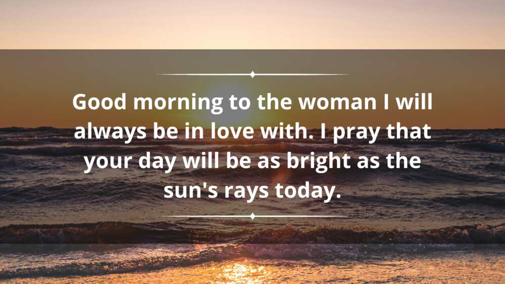 Romantic good morning messages for your wife