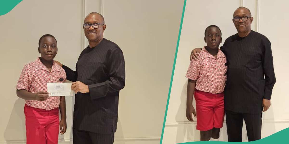 See how Peter Obi surprises a primary school pupil