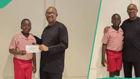 Peter Obi honors 11-year-old primary school pupil's invitation