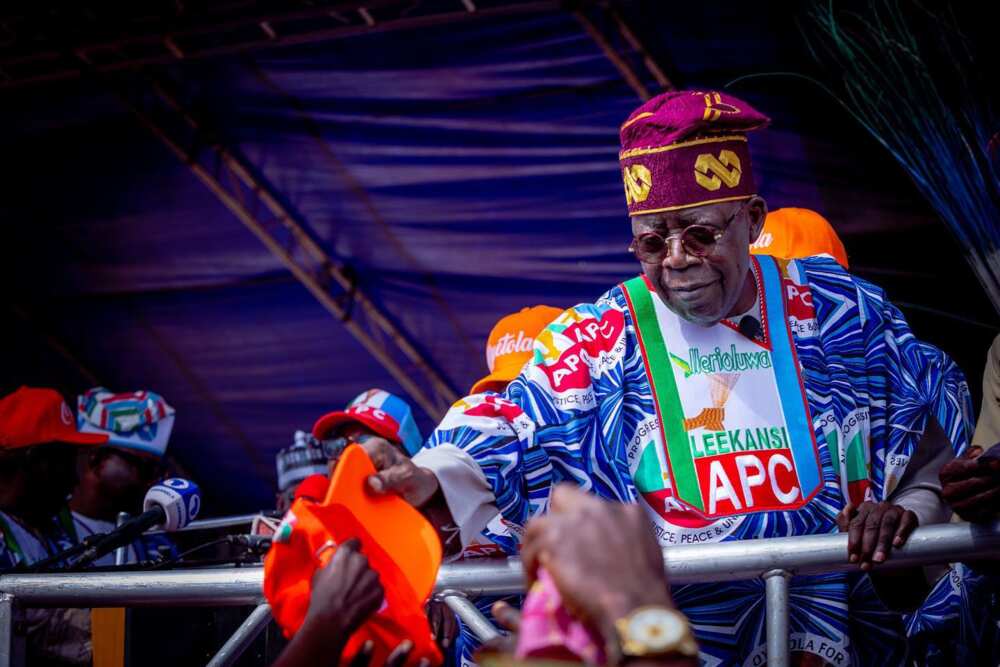 Bola Tinubu, All Progressives Congress, APC, May 29, 2023 general election